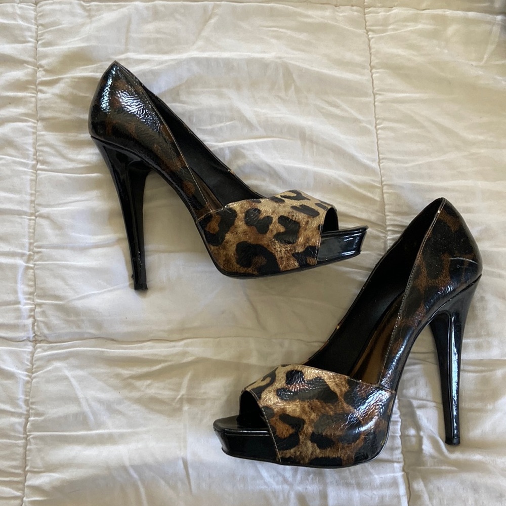 Leopard heels